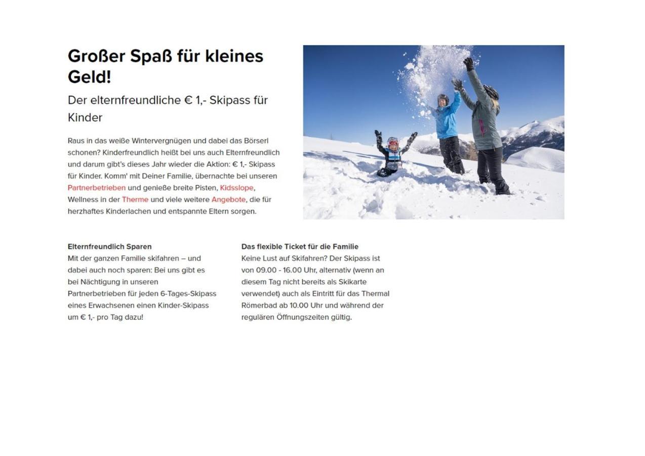 Bad Kleinkirchheim Rmg Family Apartments 外观 照片
